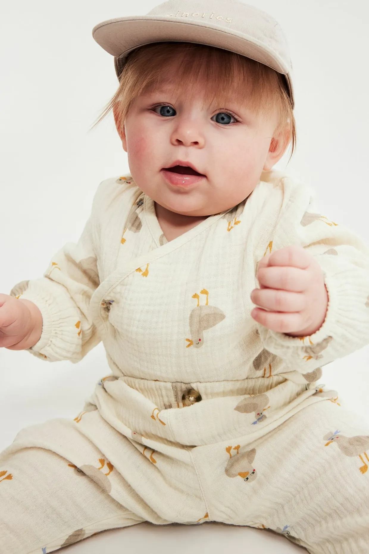 Babybody i muslin