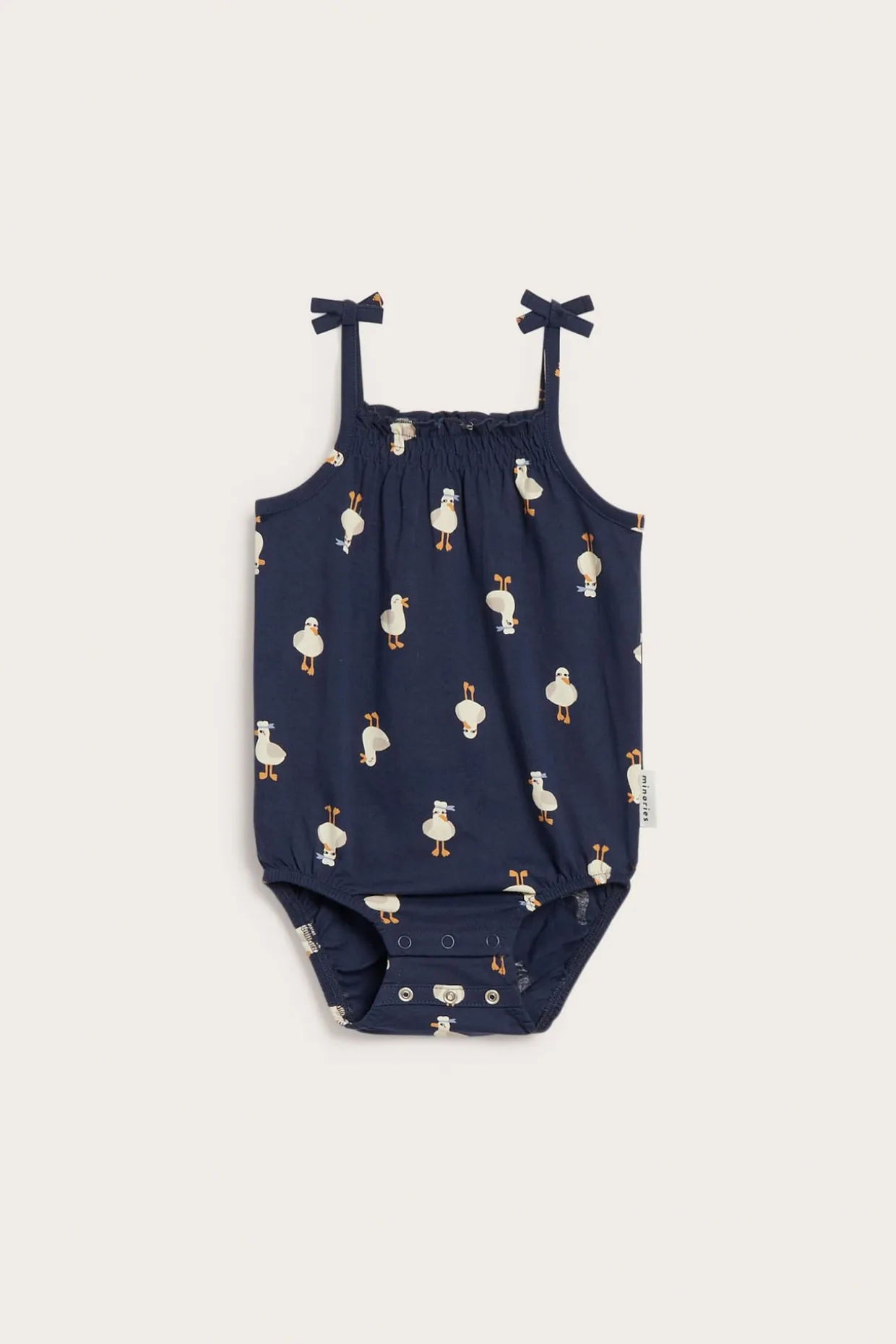 Babybody med fiskmåsar