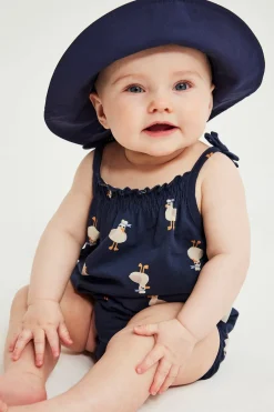 Babybody med fiskmåsar