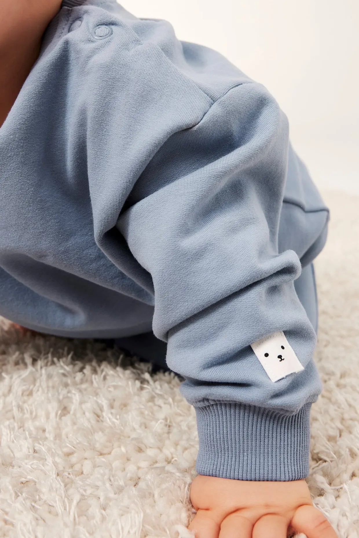 Baby sweatshirt med borstad insida