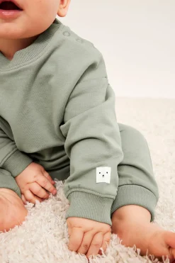 Baby sweatshirt med borstad insida