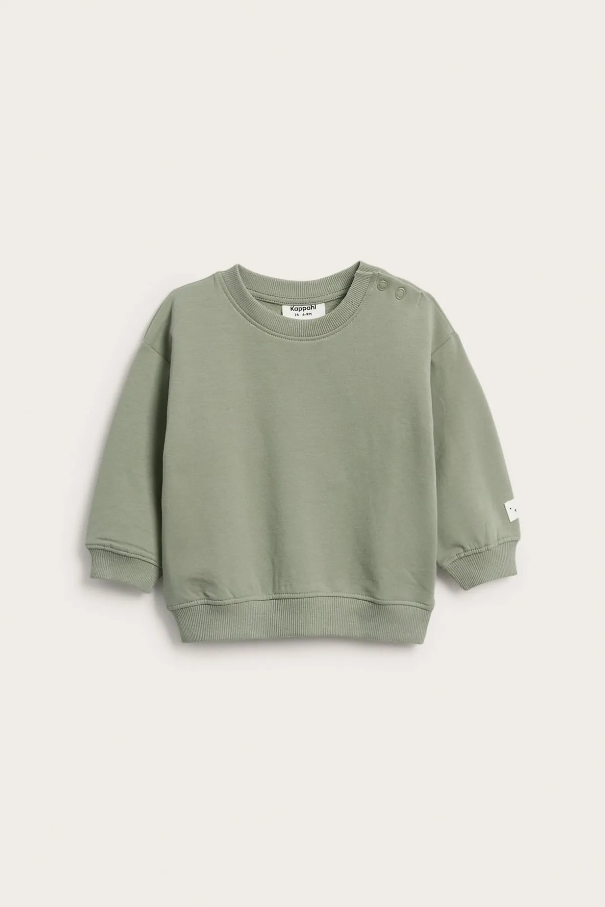 Baby sweatshirt med borstad insida