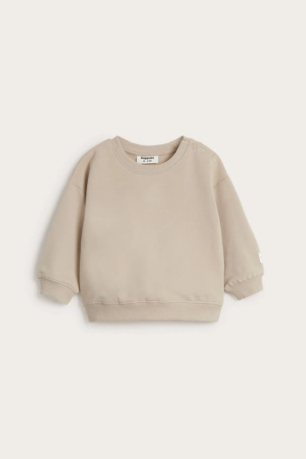 Baby sweatshirt med borstad insida