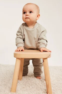 Baby sweatshirt med borstad insida