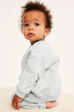 Baby sweatshirt med borstad insida