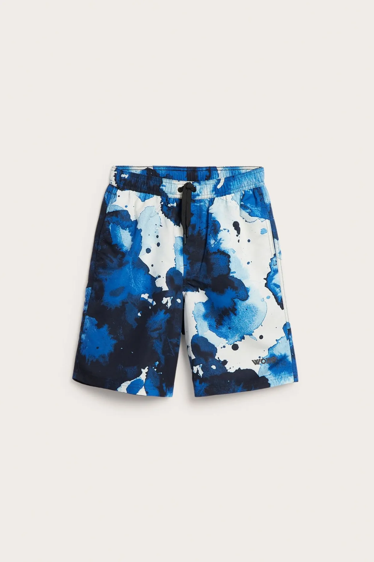 Badshorts med abstrakt mönster