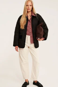 Barrel jeans high waist