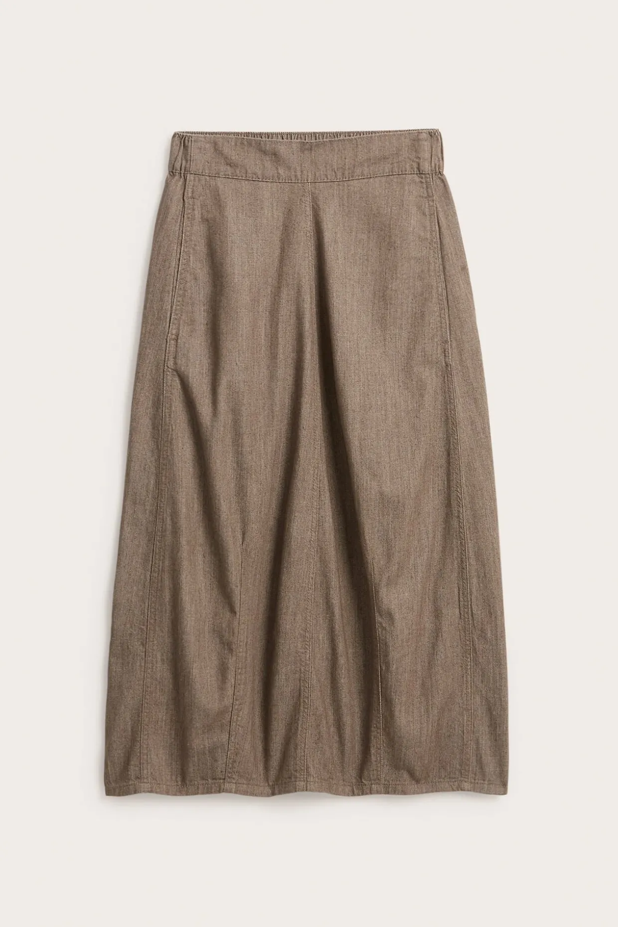 Barrelkjol i denim
