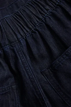 Barrelkjol i denim