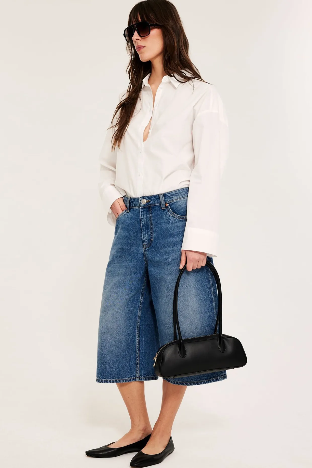 Bermudashorts i denim