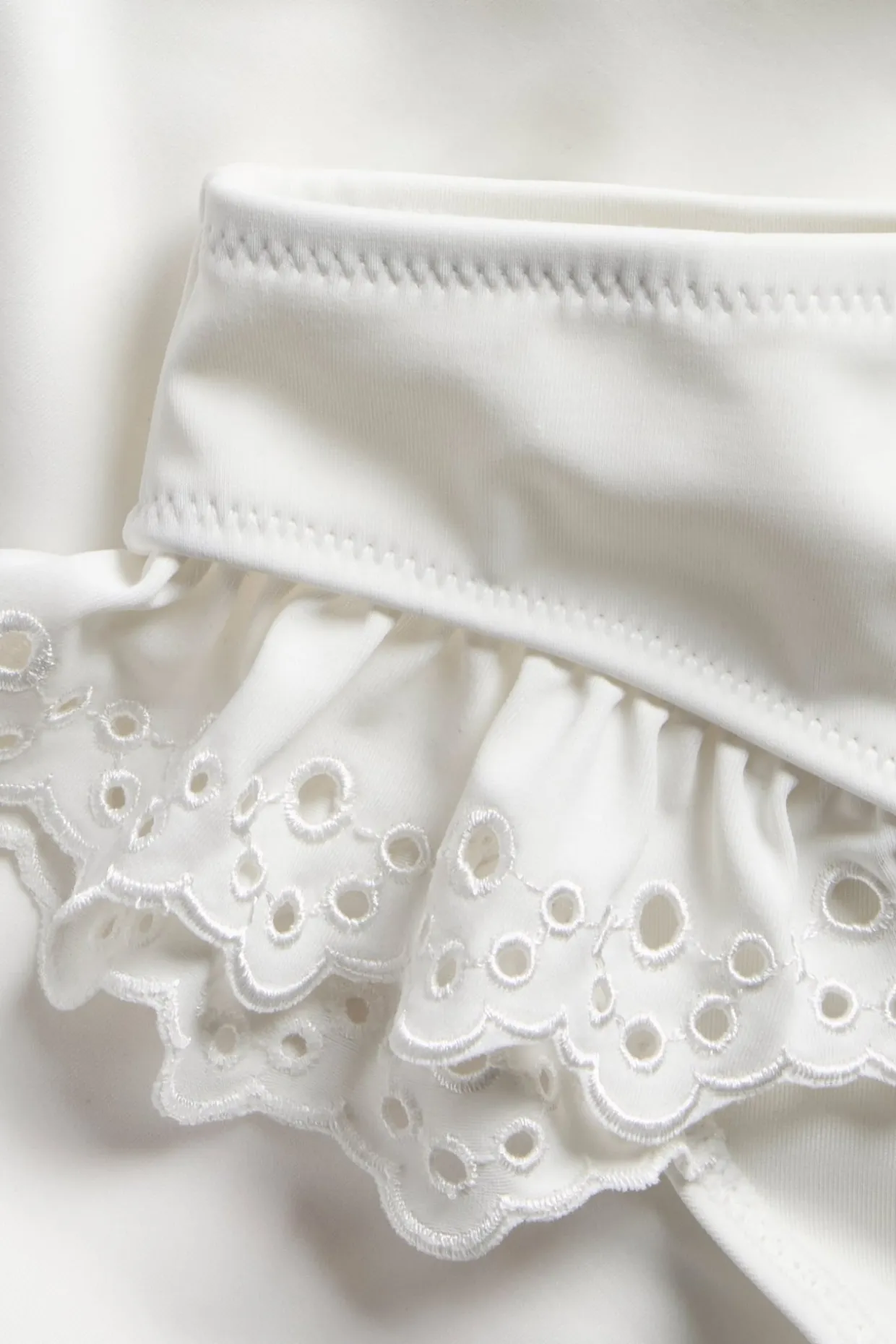 Bikinitrosa brazilian med broderie anglaise