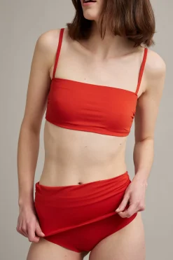 Bikinitrosa brief med nedvikbar midja