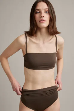 Bikinitrosa brief med nedvikbar midja