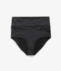 Bikinitrosor med vikbar midja