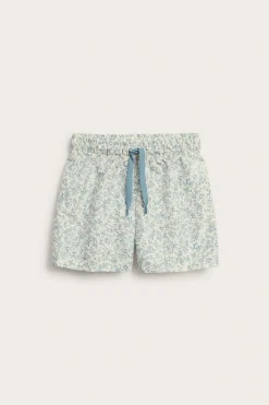 Blommiga badshorts