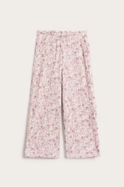 Blommiga culottebyxor