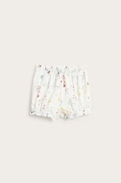 Blommiga jerseyshorts