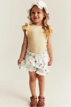 Blommiga shorts i jersey