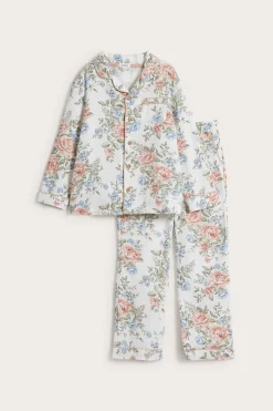 Blommig pyjamas