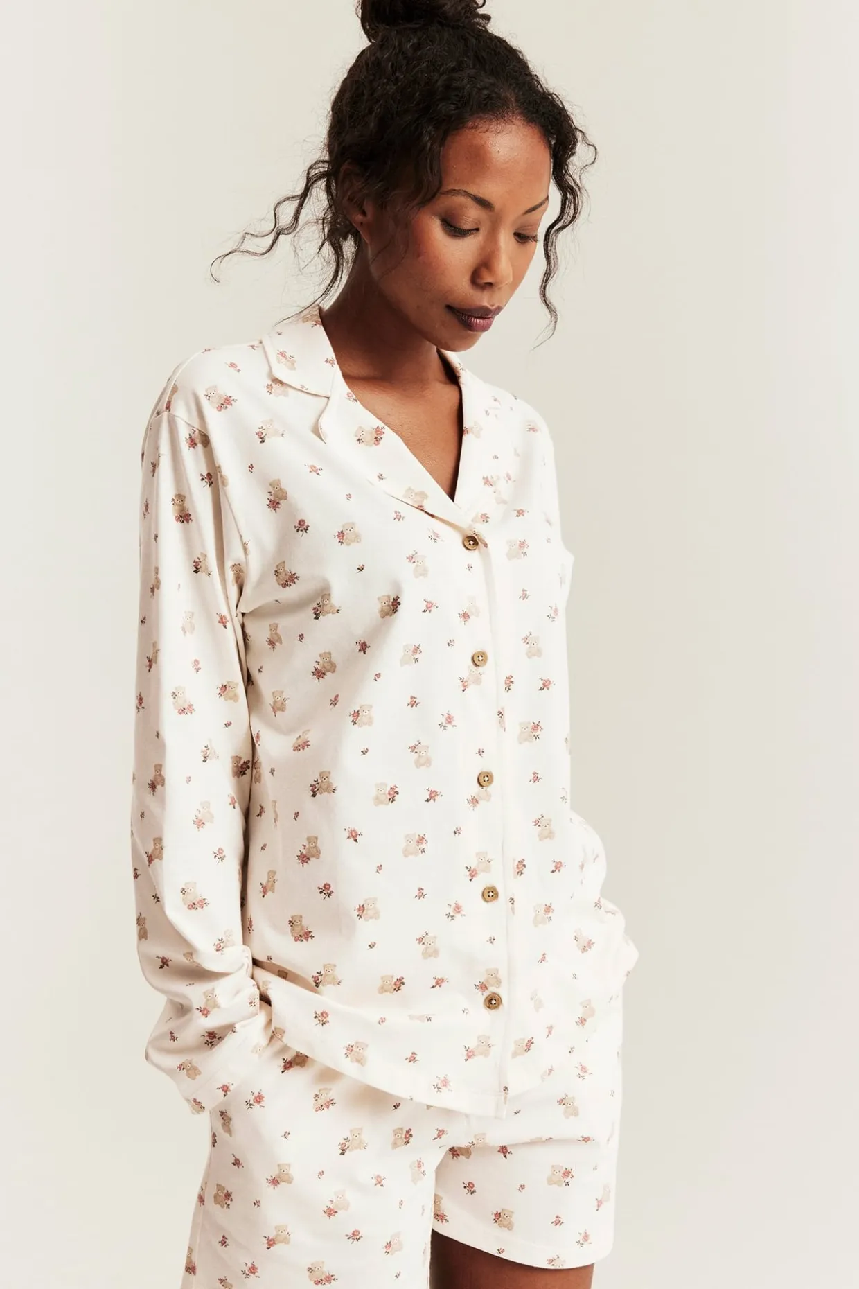 Blommig pyjamas Newbie Woman