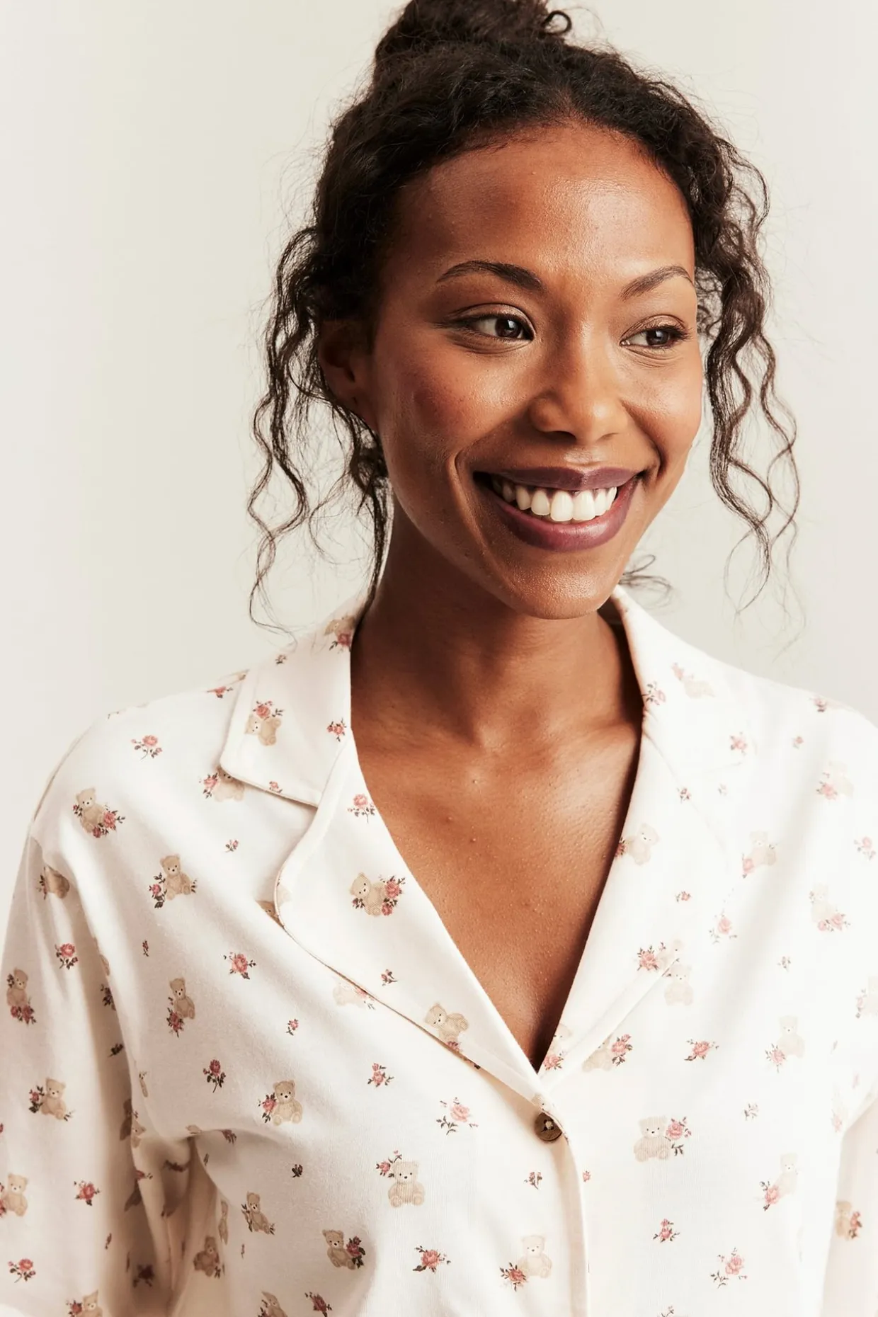 Blommig pyjamas Newbie Woman