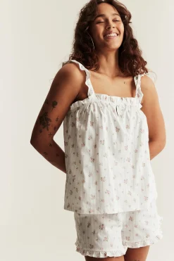 Blommig pyjamas Newbie Woman