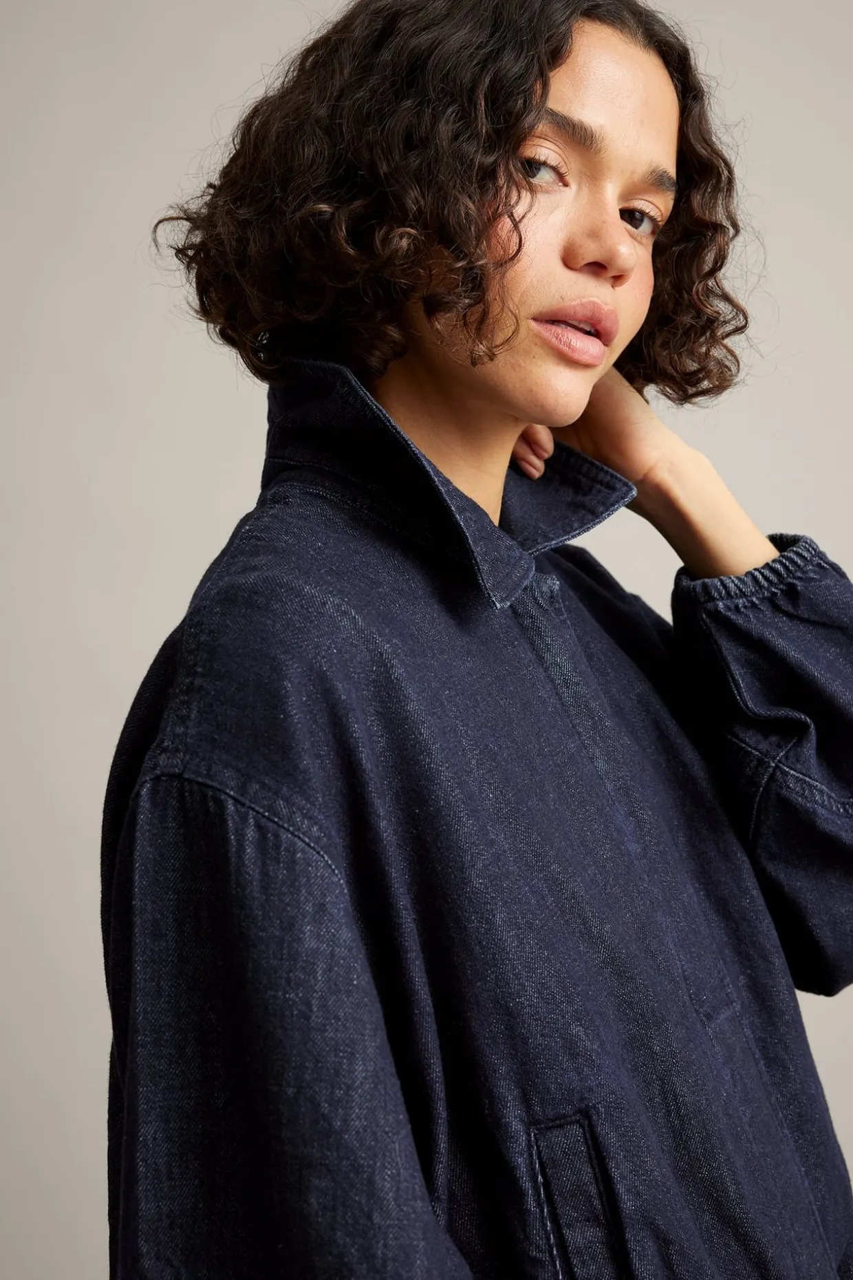 Blousonjacka i denim