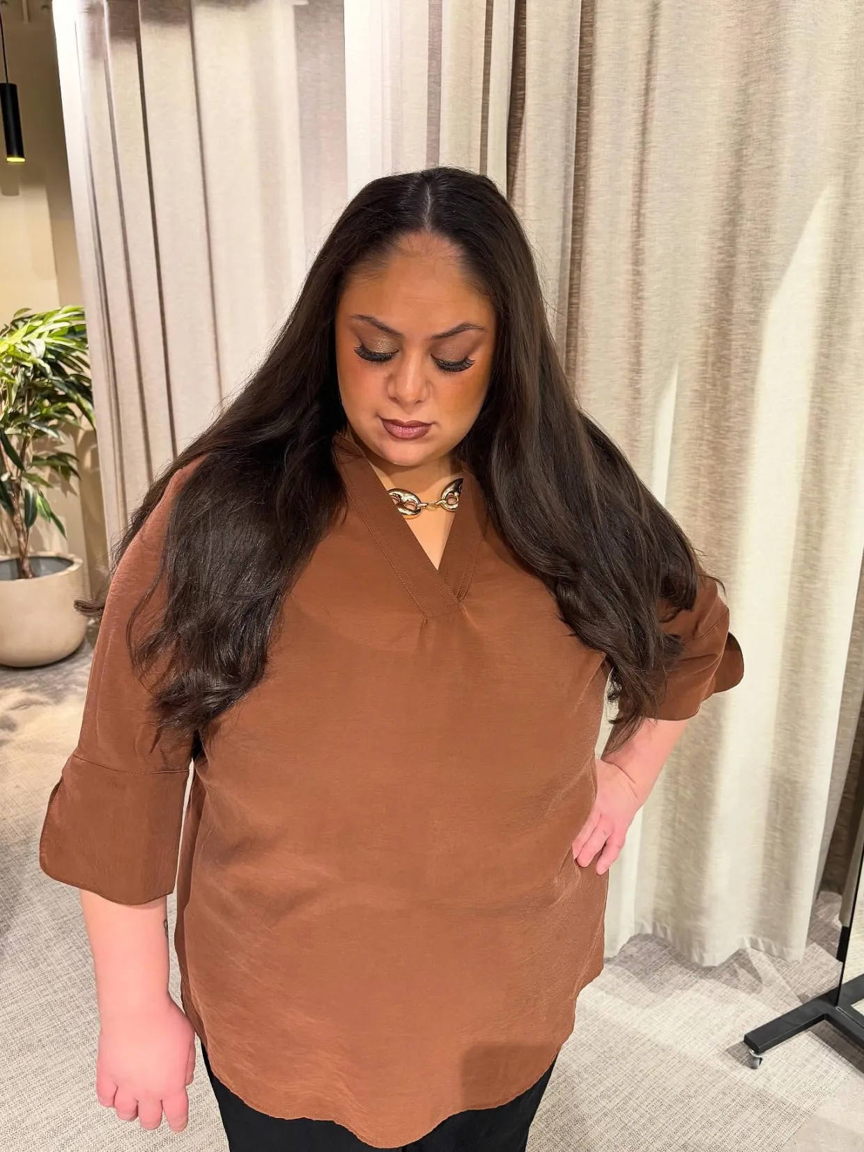Blus i modalmix