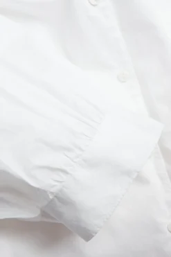 Blus med puffärm
