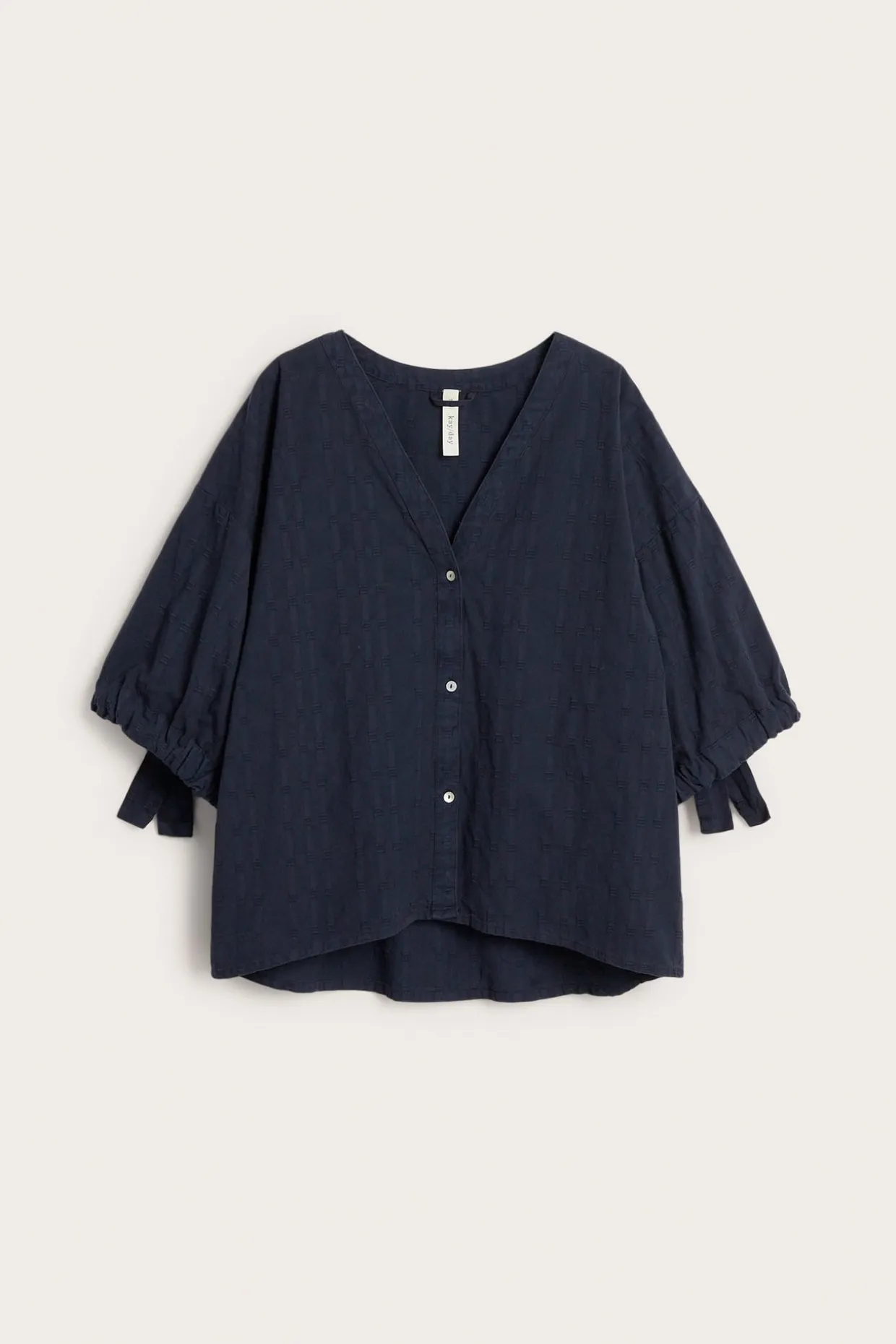 Blus med struktur