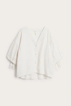 Blus med struktur