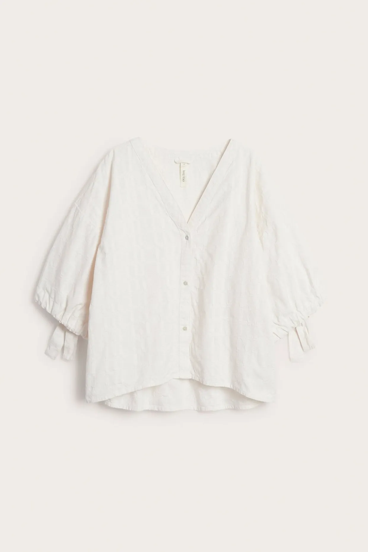 Blus med struktur