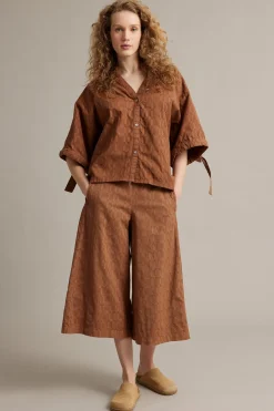 Blus med struktur