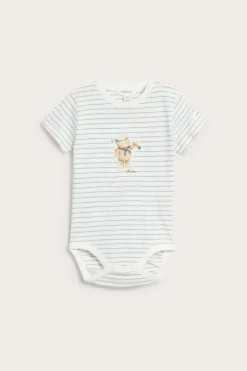 Body med nalle-applikation