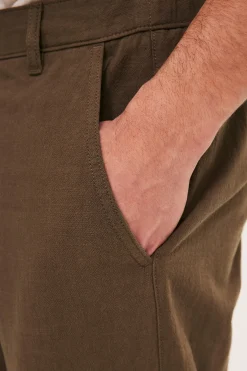 Bomullsbyxor regular fit