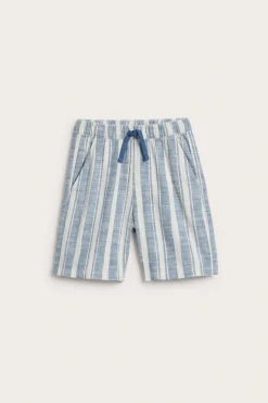 Bomullsshorts med resår i midjan