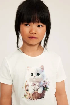 Bomullstopp med kattmönster fram