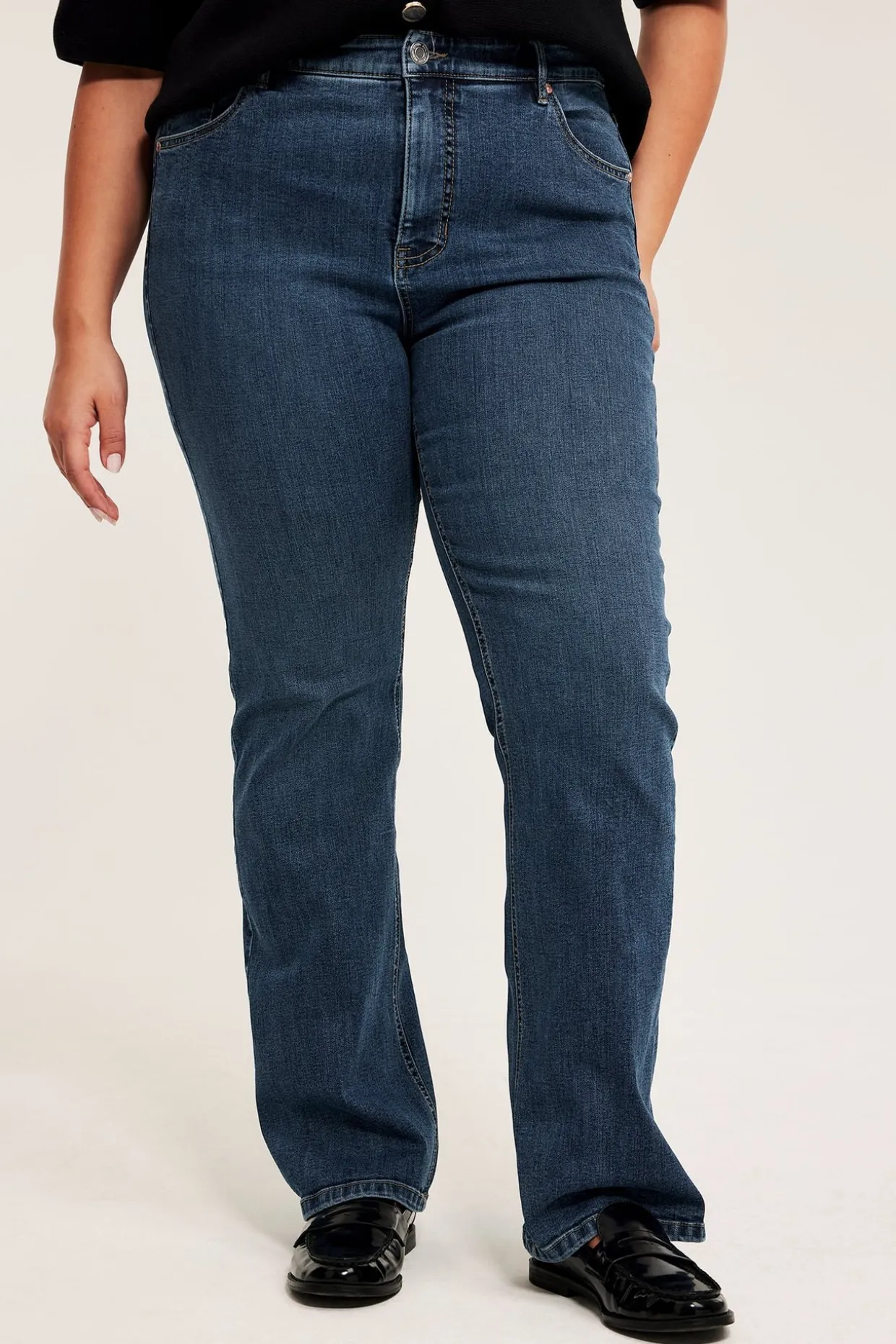 Bootcut jeans high waist