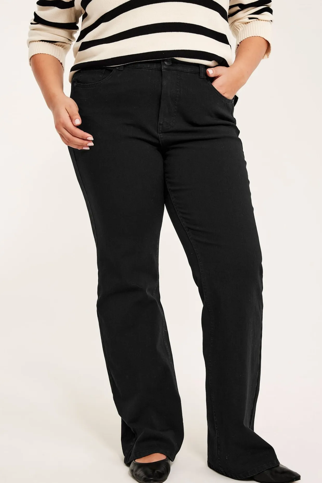 Bootcut jeans high waist