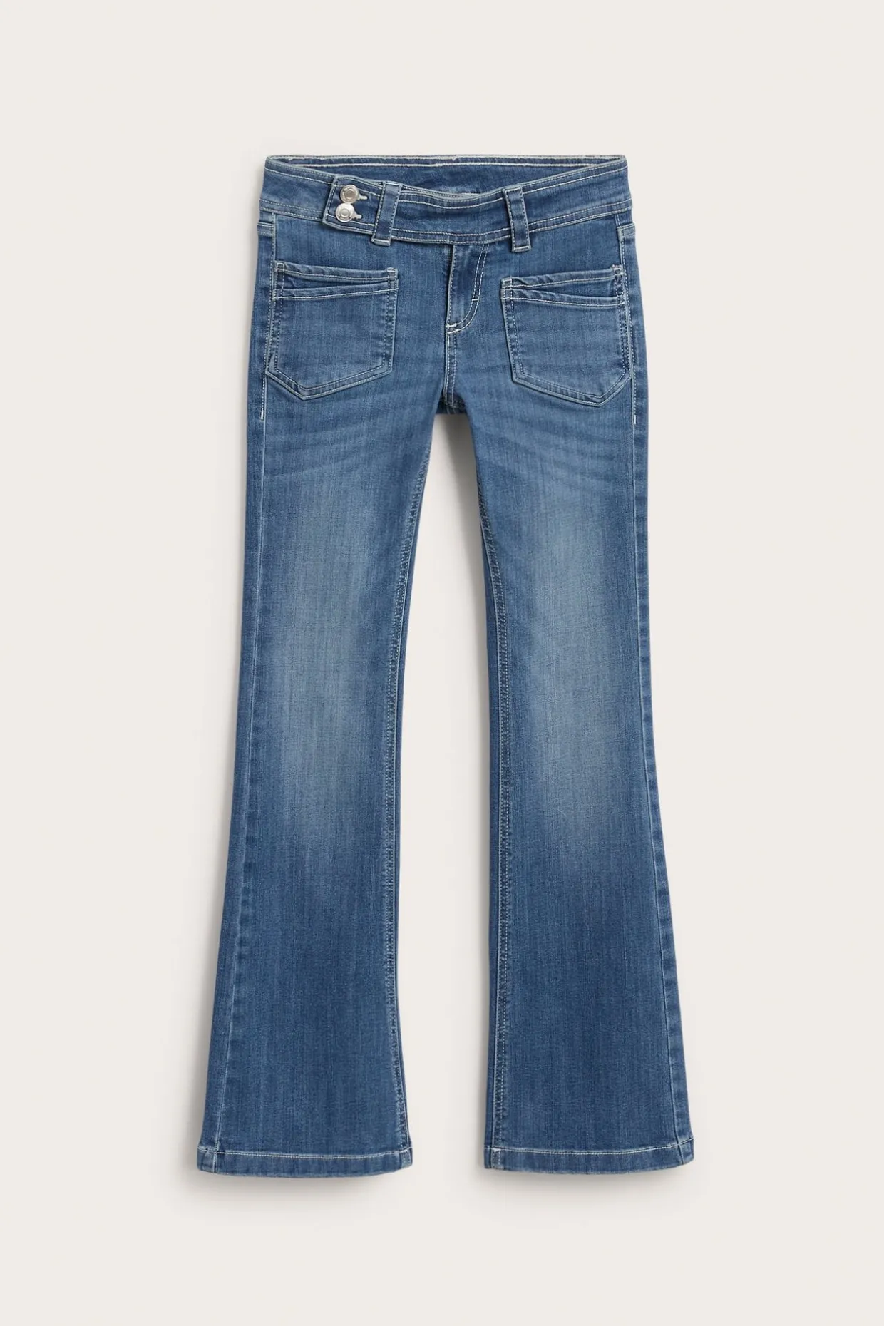 Bootcut jeans low waist