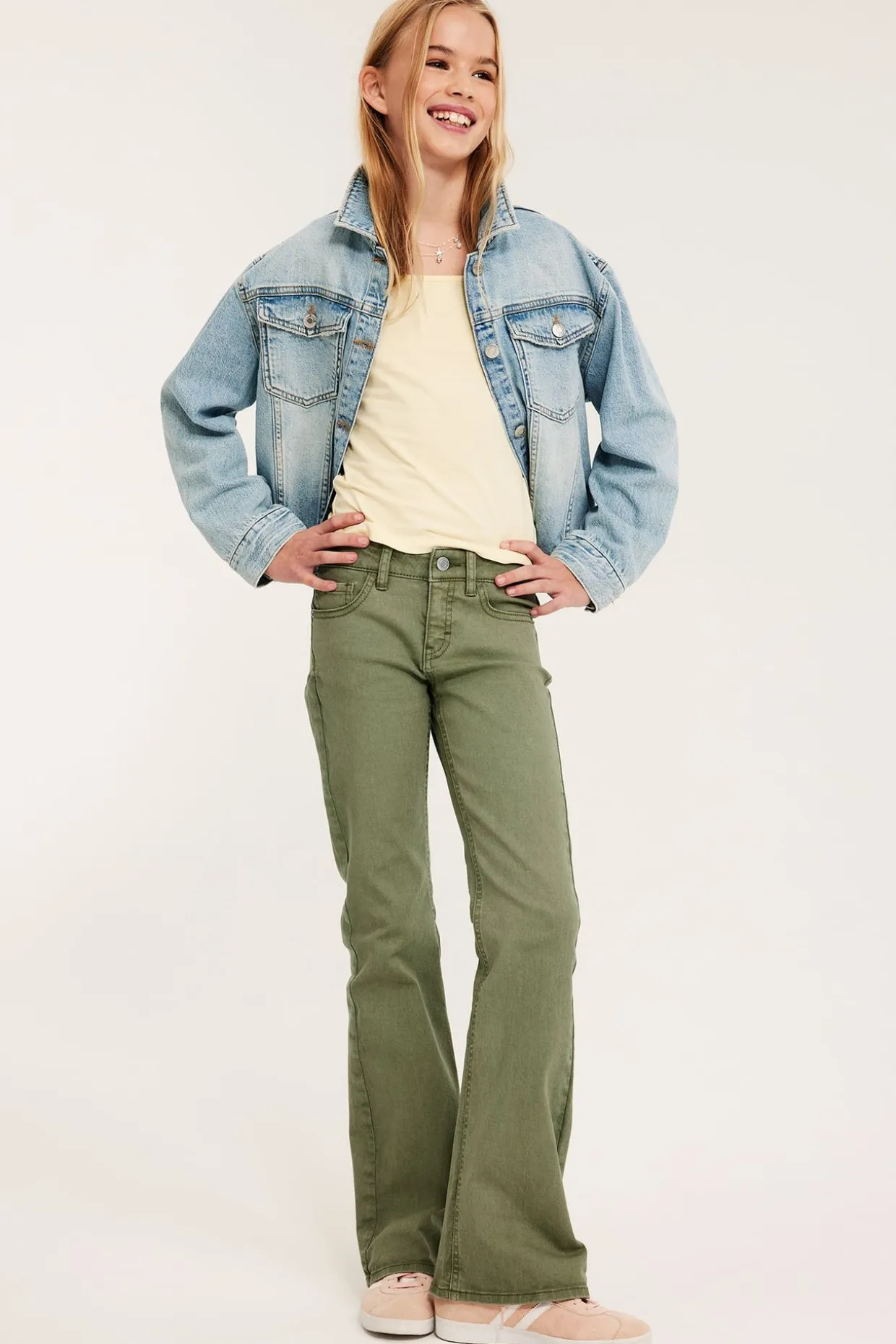 Bootcut jeans low waist