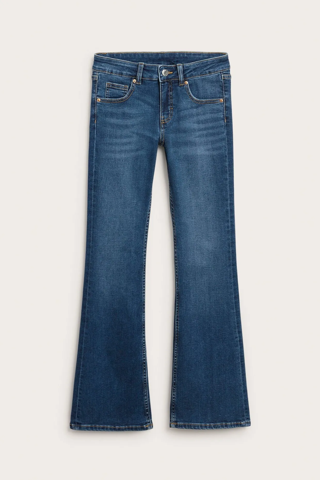 Bootcut jeans low waist