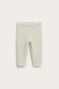 Boucléstickade leggings