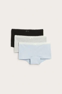Boxertrosor med spets 3-pack