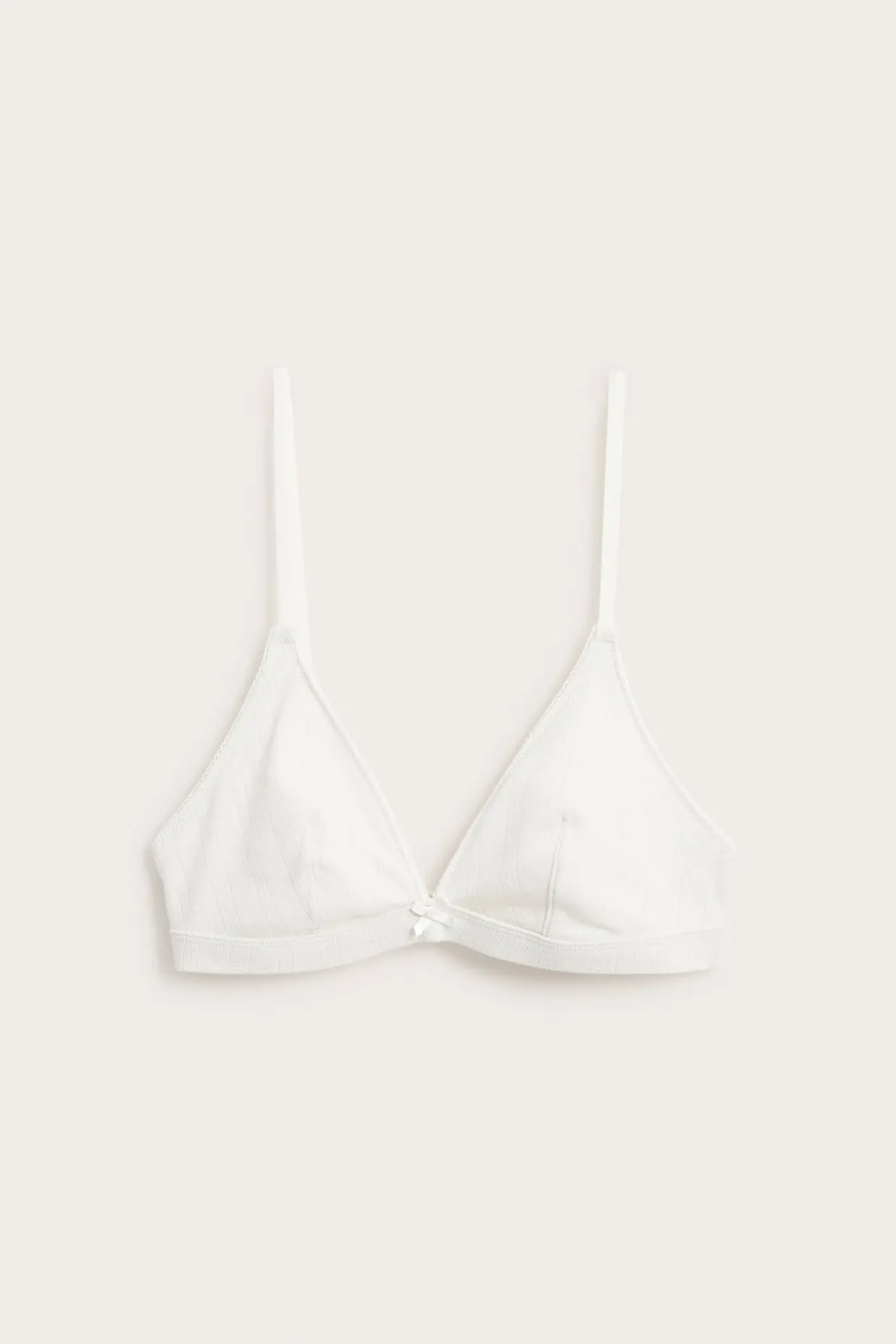 Bralette i pointelle