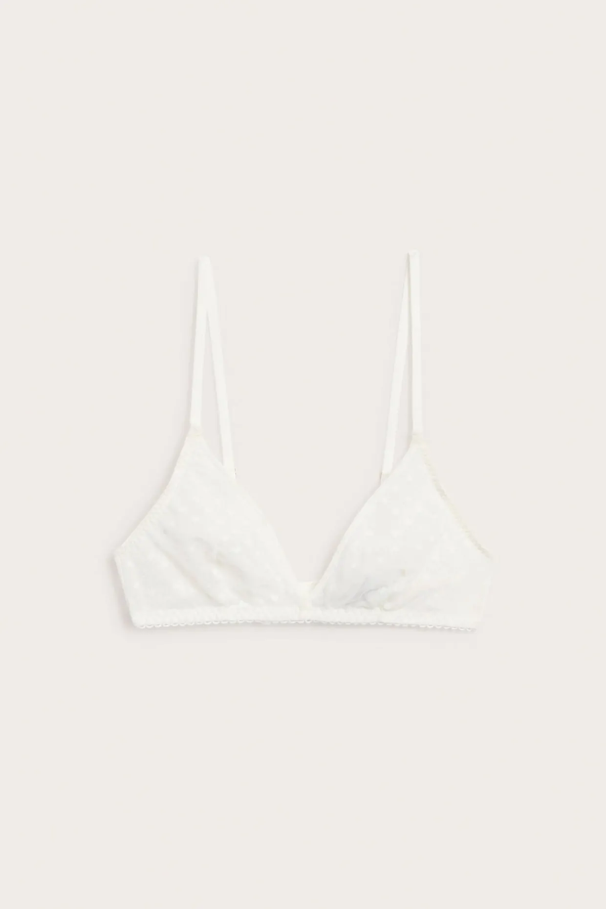 Bralette med hjärtmönster
