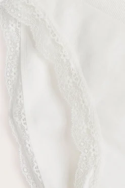 Brieftrosa seamless med spets