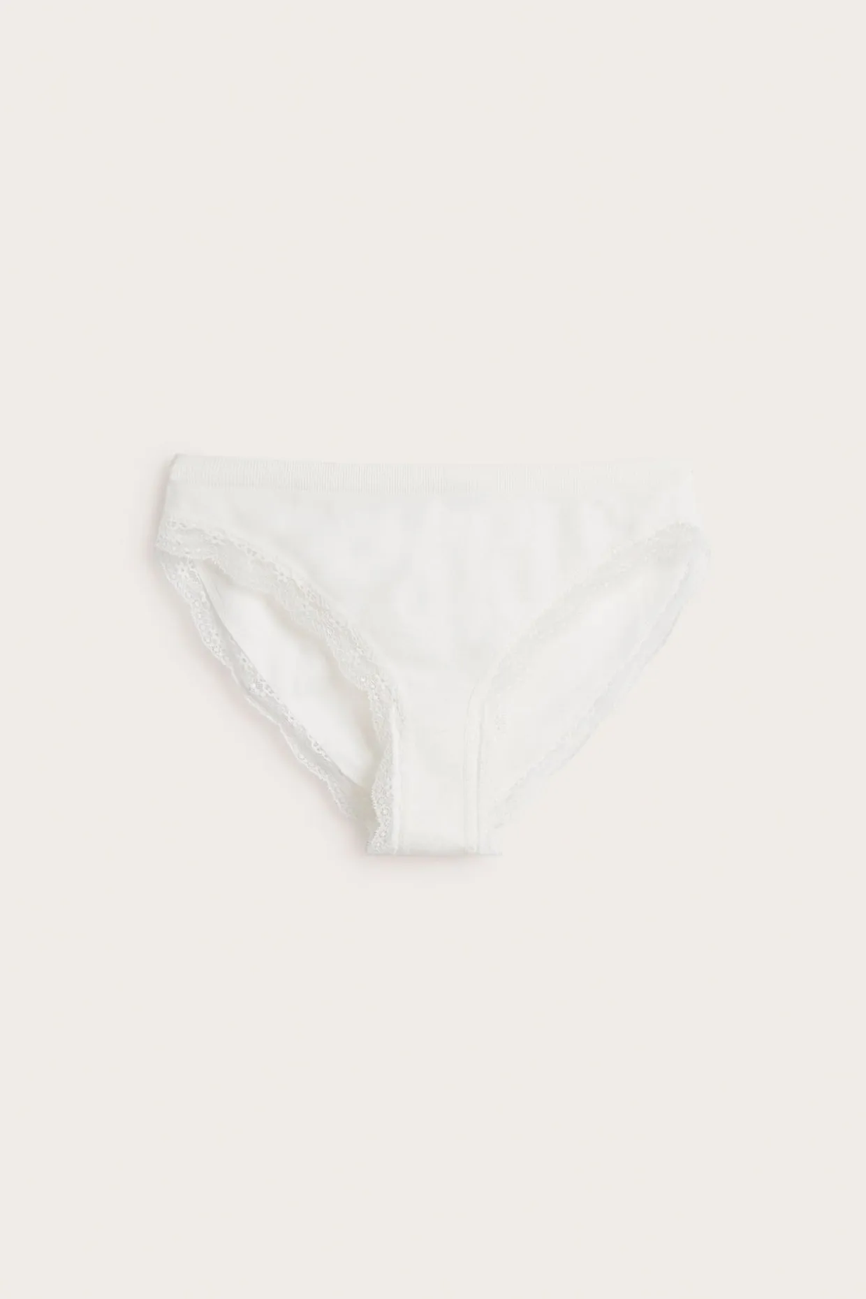 Brieftrosa seamless med spets
