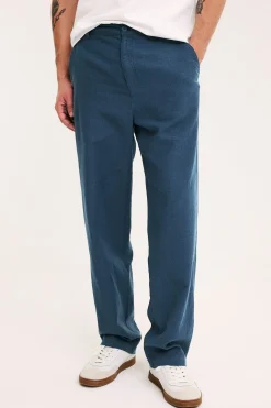 Byxa i linnemix regular fit