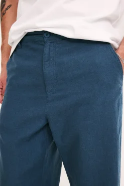 Byxa i linnemix regular fit